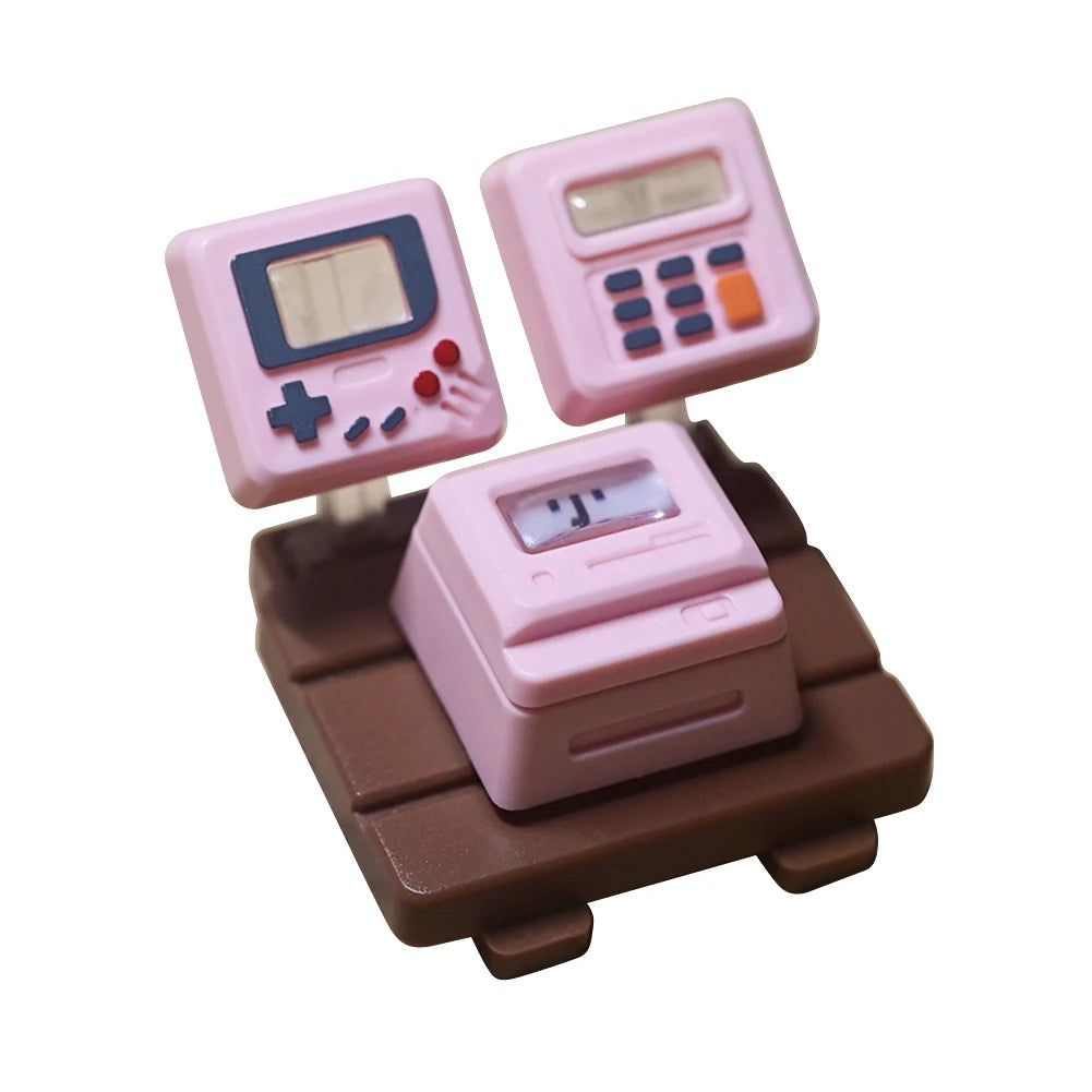 3 in 1 Cute Keycap Cute Personality Retro Key Cap Light-transmitting Keyboard Key Cap Replacement Parts for Mechanical Keyboard